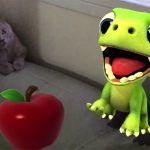 The virtual pet dragon in AR Dragon