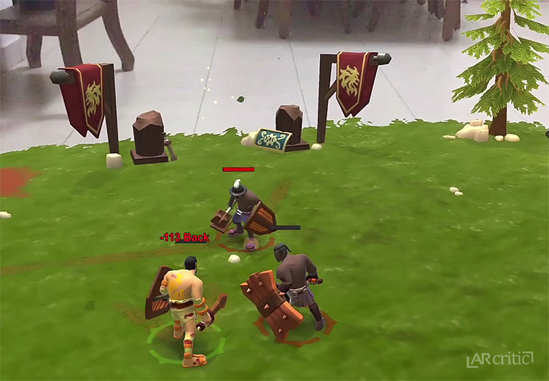 Gladiator Heroes in Augmented Reality