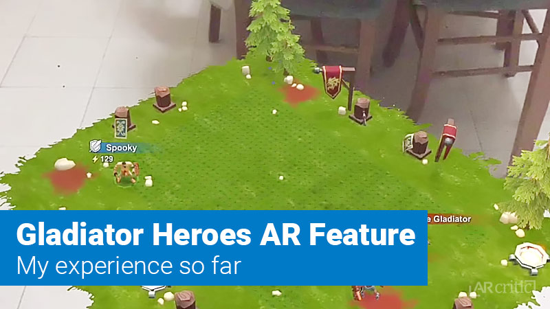 Gladiator Heroes AR feature