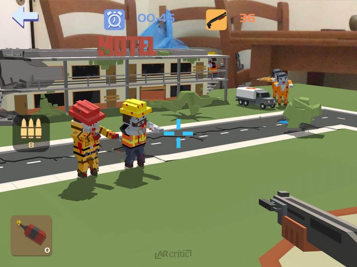 Angry Zombies for AR game screenshot