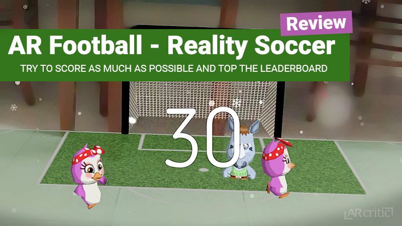 AR Football Reality Soccer game review banner