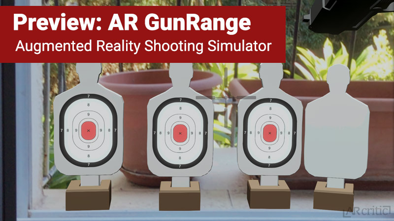 AR GunRange ARKit game