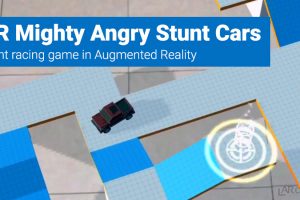 AR Mighty Angry Stunt Cars Game Review (ARKit)