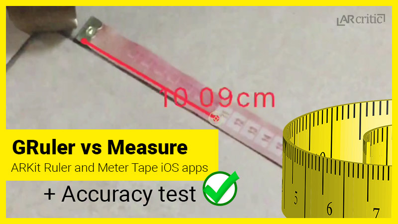 ARKit ruler and meter tape app