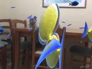 Yellow fish 3D model, high-res textures