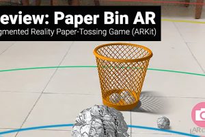 Paper Bin AR Game Review (ARKit)