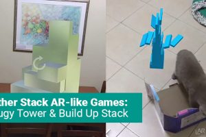Two Stack AR-like games: Augy Tower and Build Up Stack