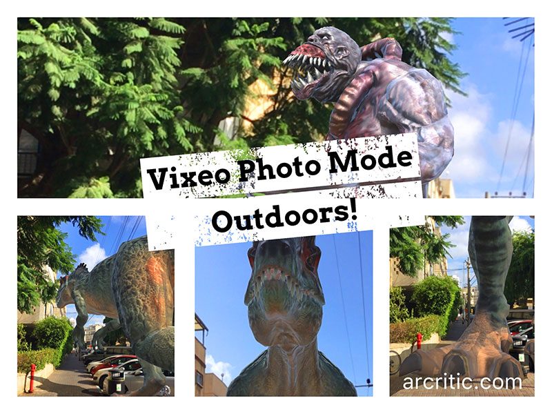 Vixeo Photo mode outdoors