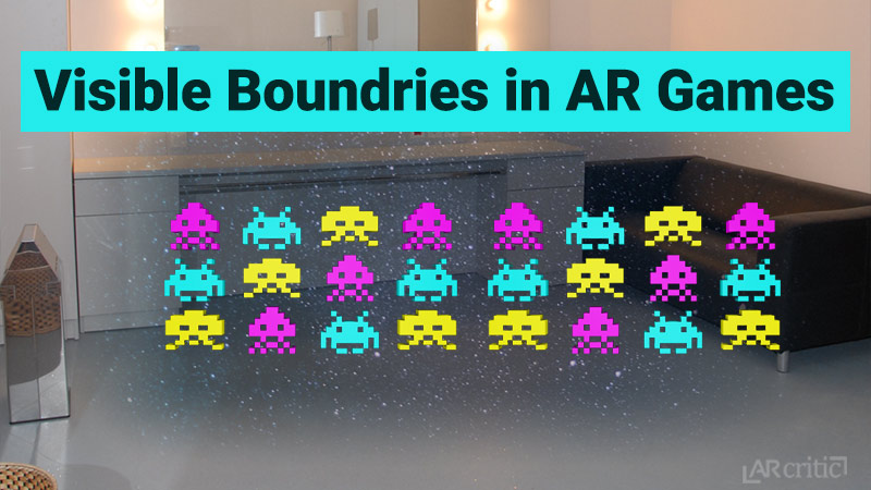 visible game boundaries in AR