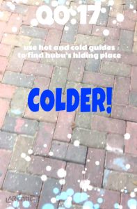 Colder guide in hide and seek game