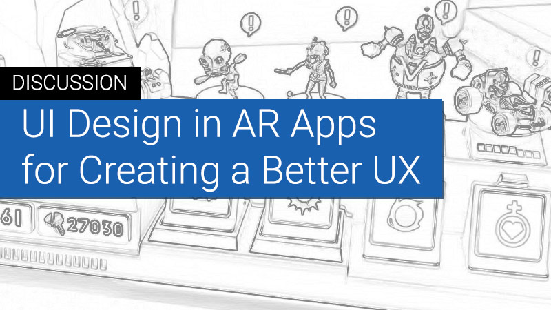 UI design in AR games