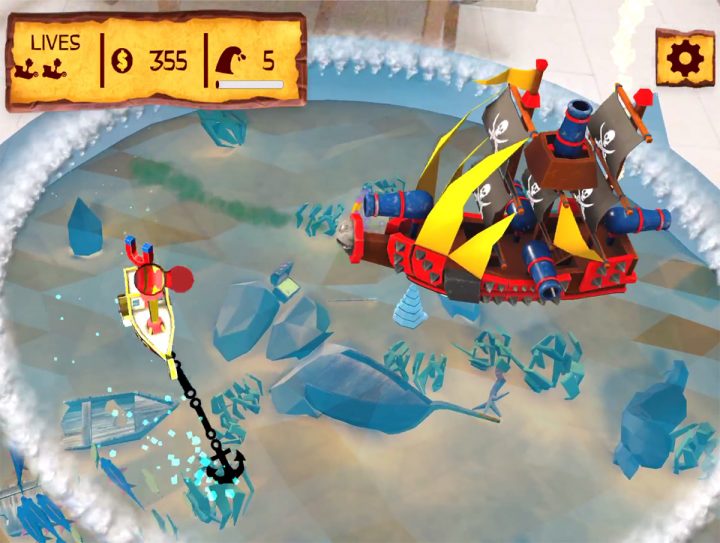 Boss fight, ARtillery Bay screenshot