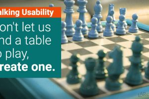 Don’t let us find a table, Create one!