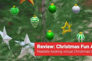 Christmas Fun AR iOS App Review (ARKit)