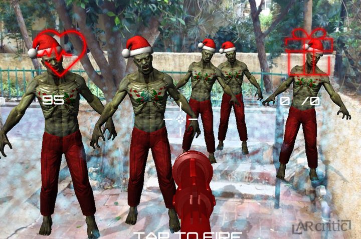 No bullets, zombies are coming, AR game screenshot
