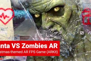 Santa VS Zombies AR Game Review (iOS/ARKit)