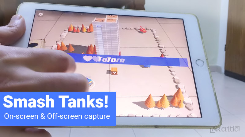 Smash Tanks! Off-screen