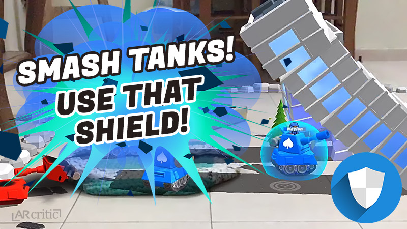 Smash Tanks using shield buff