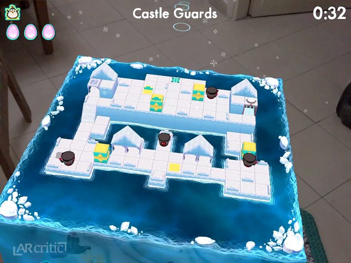 Waddle Home AR game screenshot