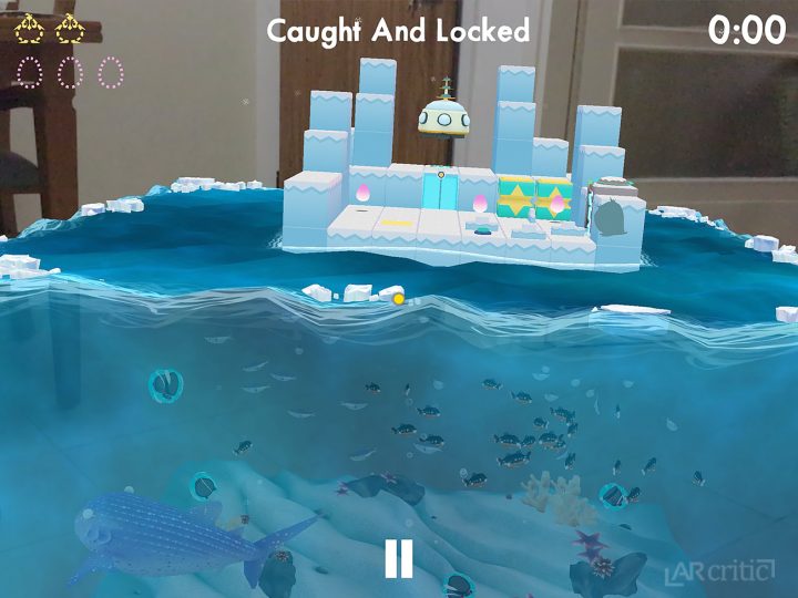 Waddle Home AR game screenshot