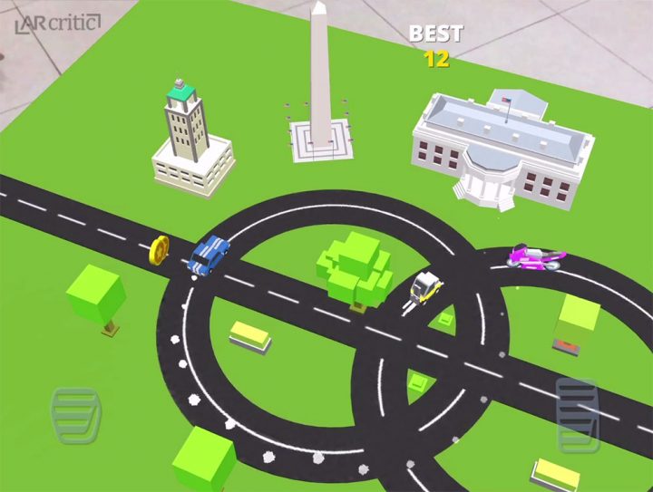 AR Car Crash game screenshot