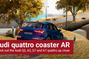 Audi quattro coaster AR App Released (iOS)