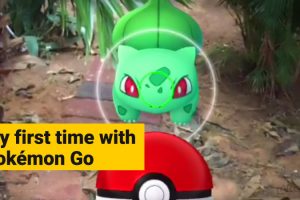 Caught my first Pokemon in Pokemon Go using AR+