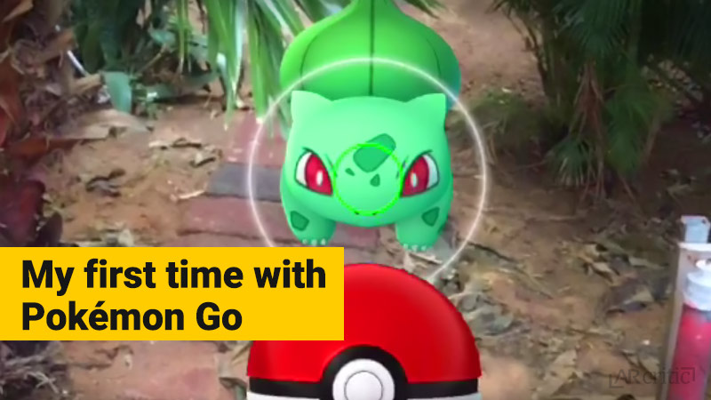 First time with Pokemon Go
