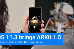 iOS 11.3 with ARKit 1.5 with vertical surface detection