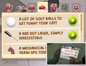 Main menu virtual kitty app