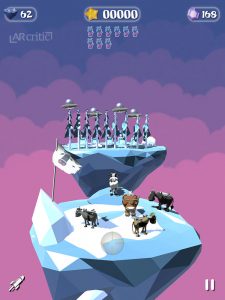Rocket Cows iOS game standard game mode