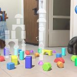 AR Block Tower mobile game for kids