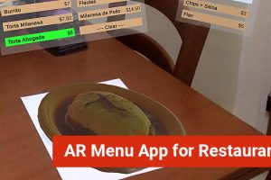 Menu3 – AR Restaurant Menu App to Revolutionize the way we Order Food