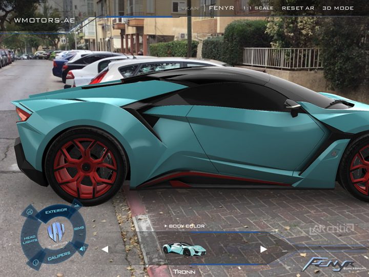 Beautiful 3D car render