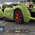 W Motors Fenyr SuperSport car in augmented reality