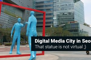 Digital Media City in Seoul: Interesting Statue