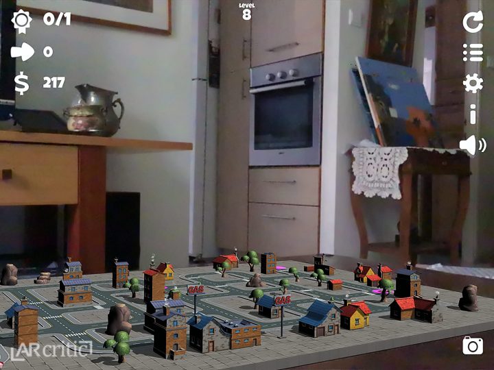 Car puzzler AR game