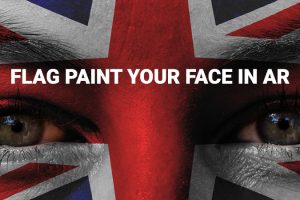 Flag Paint on Face AR Mobile App for World Cup 2018 Fans