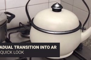 Smooth and Gradual 3D Object Transition into AR – AR Quick Look