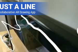 Testing the Collaborative AR Drawing App “Just a Line” (Android/iOS)
