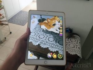 Meow game on the iPad