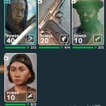 Card collection screen