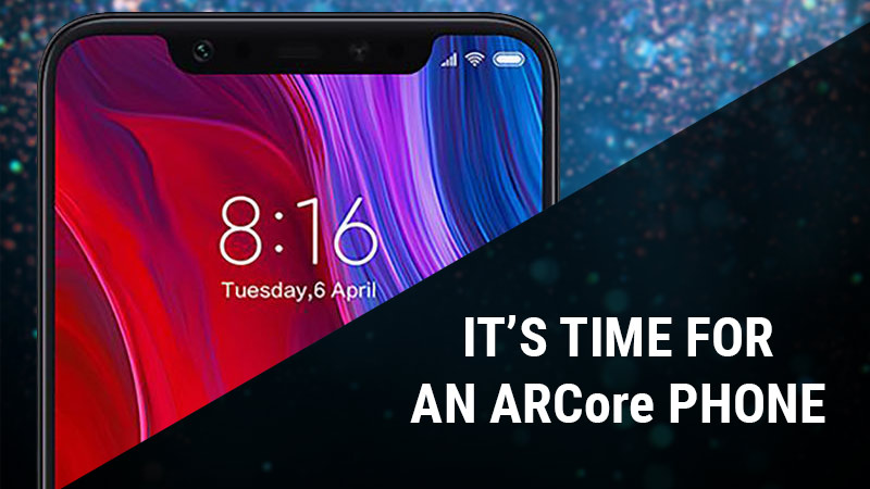 Xiaomi Mi 8 ARCore phone