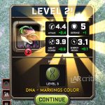 Untamed arena, leveling up to level 2