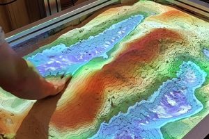 Augmented Reality Sandbox at AWE 2018 Expo