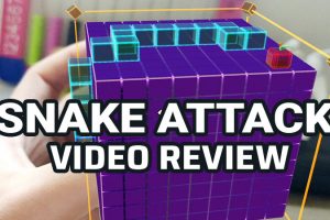 Snake Attack Merge Cube Game Video Review (Android)