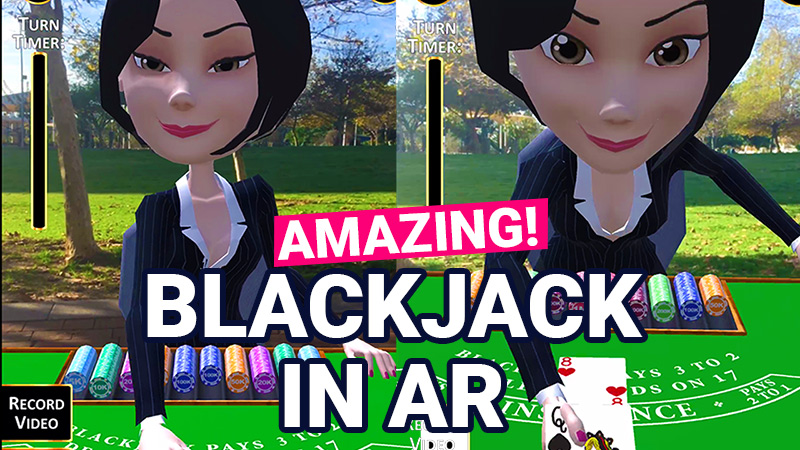 Blackjack in mixed reality