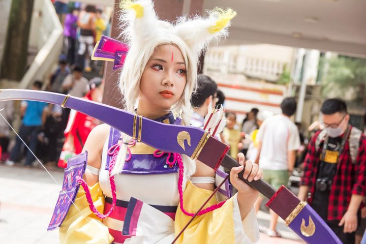 Cosplay woman