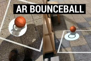AR Ball bouncing game for Android (ARCore)