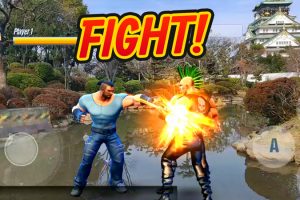 AR Fighters Game Video Review at Osaka Castle, Japan